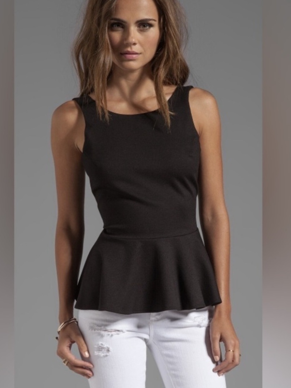 Amanda Uprichard Peplum Top
